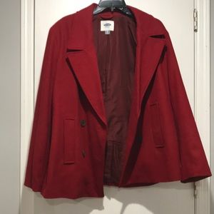 Crimson red coat